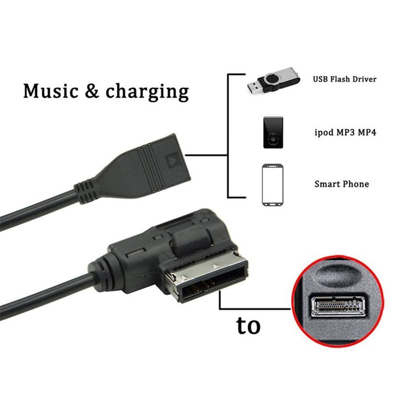 Fydun USB Adapter, USB Music Interface AMI MMI AUX MP3 Cable Adapter for S4 S5 S6 4F0051510G - Image 5